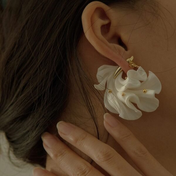 Floating Goldfish Tail Earrings