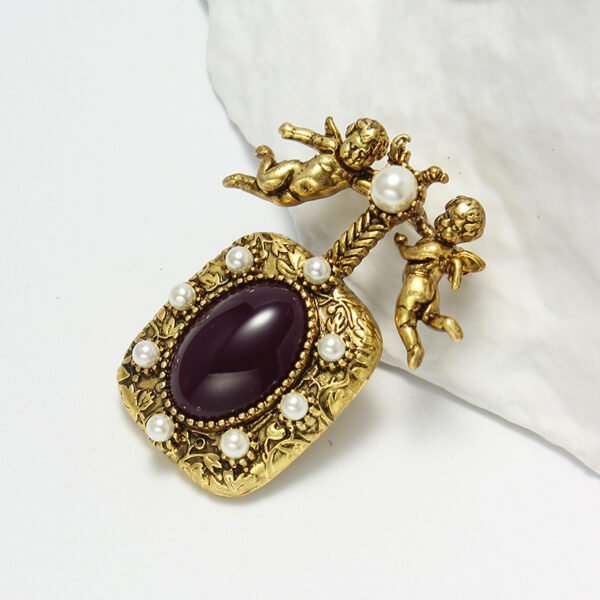 Miniature Angel Brooch
