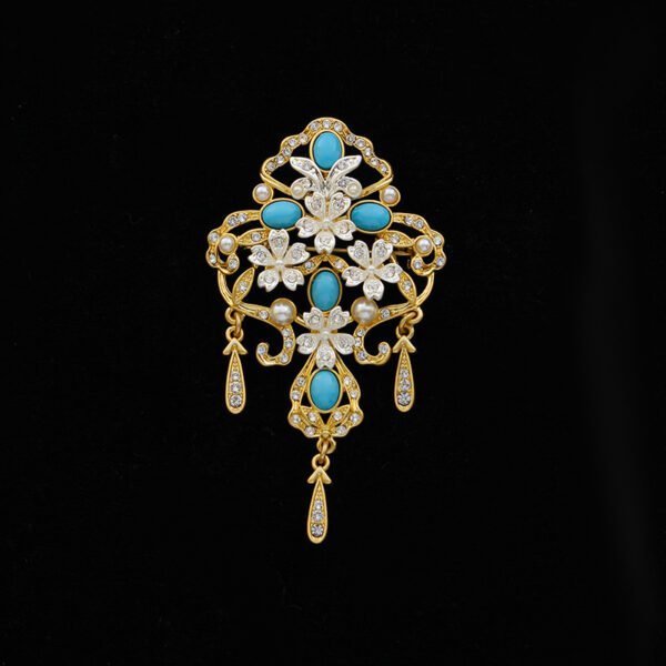 White Bloom Brooch
