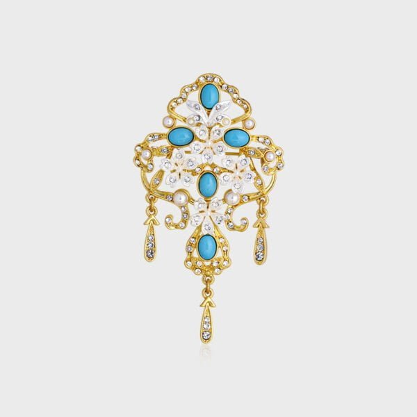 White Bloom Brooch