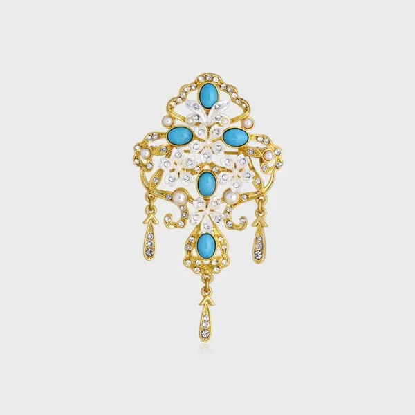 White Bloom Brooch