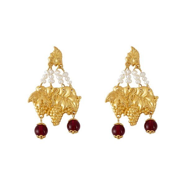 Autumn Grape Earrings