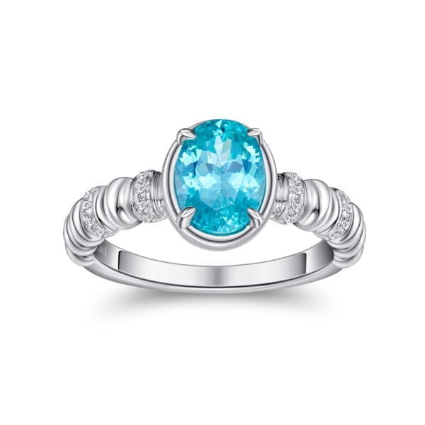 Aurora Neon Blue Ring