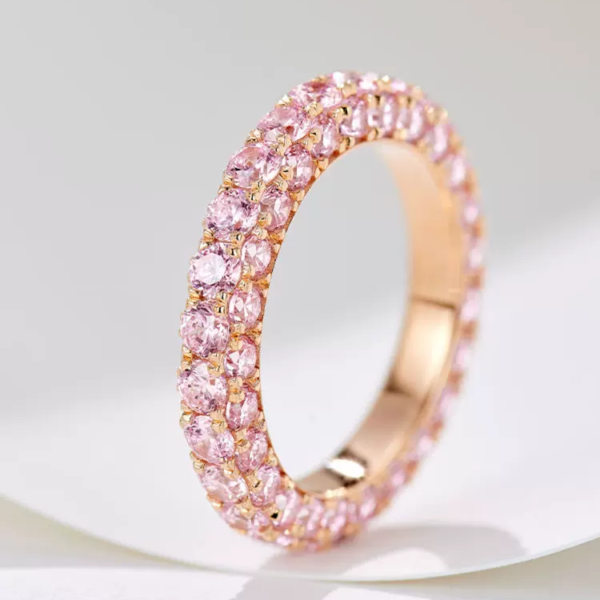 TriSparkle Harmony Ring